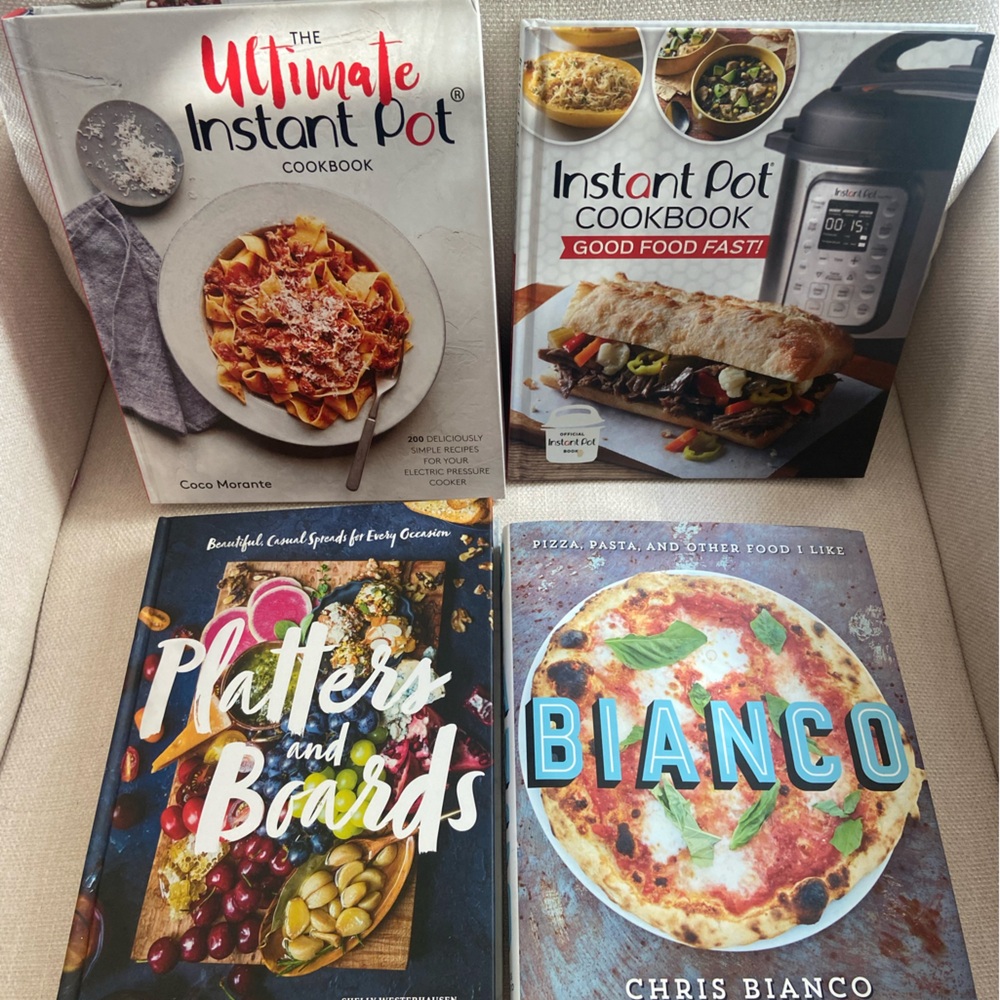 Assortment of cookbooks. Hardcover. Lightly used.